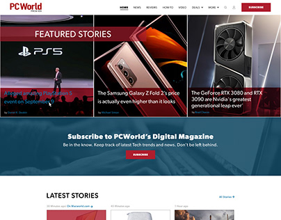 PCWorld, A Website Redesign Exercise