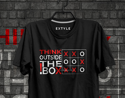 Creative T-shirt design | think outside the box