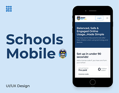 Schools Mobile | Website design