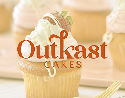 Brand Identity Design of a Bakery Brand "Outkast Cakes"