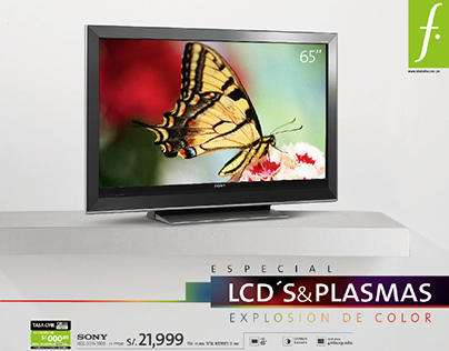RETAIL SAGA FALABELLA ESPECIAL LCD Y PLASMAS