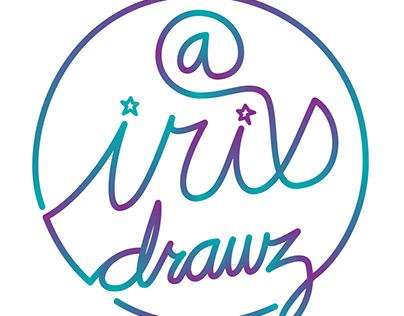 Iris Draws Logo Design