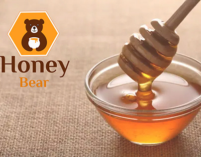 Honey Bear Logo and identity