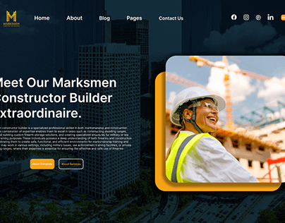 Webisite |UI/UX| Marksmen Constructor Builder
