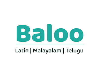 Baloo multi-script fonts