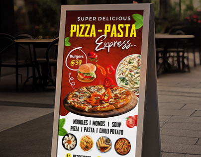 Pizza-Pasta Express I Restro Branding & Case Study