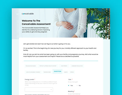 Pregnancy health check webform redesign