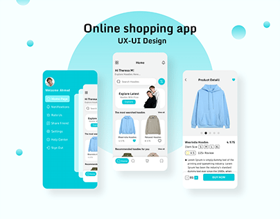 Online shopping application (UX/UI)