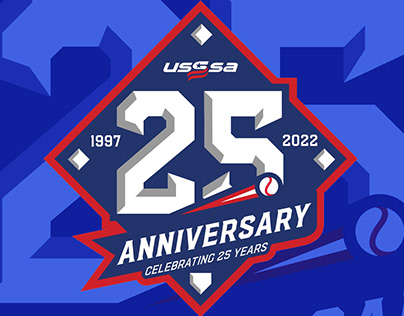 USSSA 25TH Anniversary Logo
