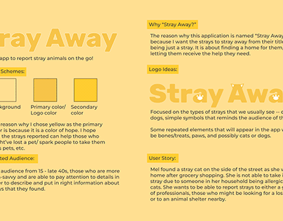 Stray Away - App Brainstorm/Prototype