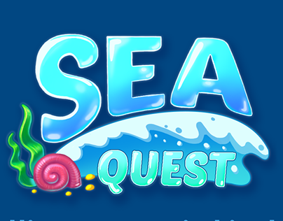 Sea Quest: UI, UX, backgrounds for match-3 game