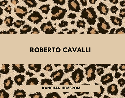 LOOK BOARDS AND DRAPES FOR ROBERTO CAVALLI