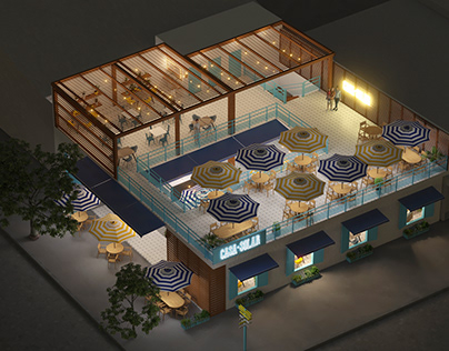 Design for casa solar restaurant in puerto lopez