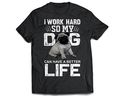 Pug T-Shirt Design