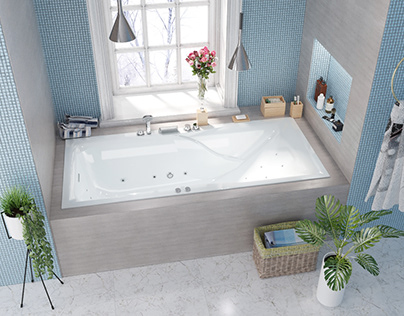 Visualization of the Relax Rev 8 bathtub