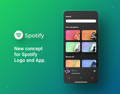 New concept for Spotify Logo & App