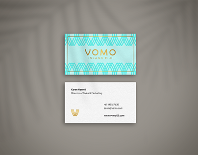 VOMO Island Fiji - Business Card