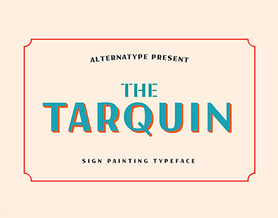 Tarquin Typeface