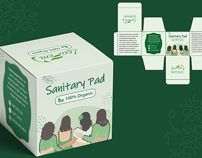 Sanitary Pad Packaging design
