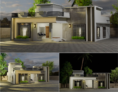 3D Architecture work (for 1500 rupees)