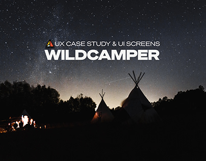 Camping App - UX /UI Case Study