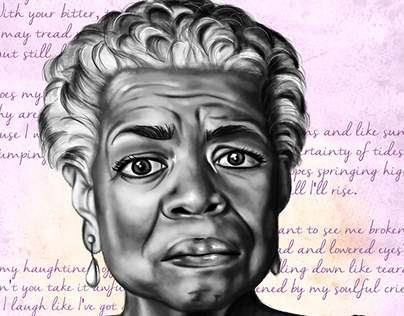 The Beautiful People - Maya Angelou (Digital Painting)