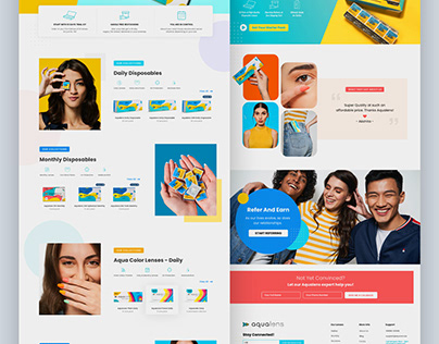 Aqualens | E-commerce Website Design