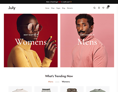 Project thumbnail - Shopify Clothing Store