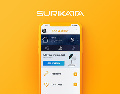 Surikatta – smart home security app UX & UI