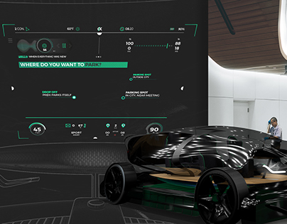 Autonomous Car UI Concept - PRØX
