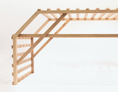 Hatched: an Entryway Bench