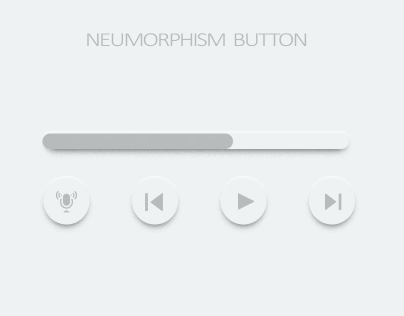 Neumorphism Buttons