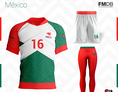 Diseño de uniforme selección mexicana de dodgeball