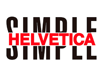 Helvetica. Typography tribute