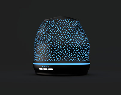 Oil diffuser design iterations and product render
