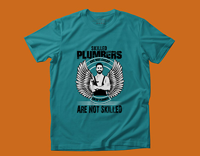 Plumbers t shirt design