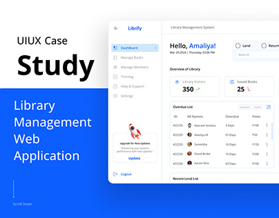 Library Management App (UIUX Case Study)