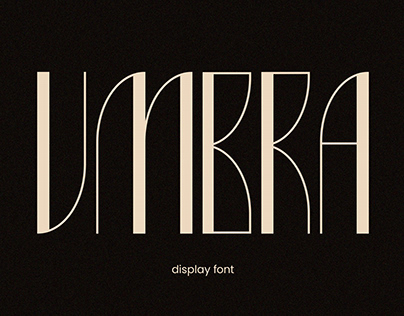UMBRA // display font
