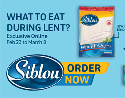Siblou Lent Season Online Banner