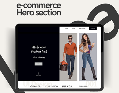 Day 3: UI Challenge - " An e-Commerce Hero Section"