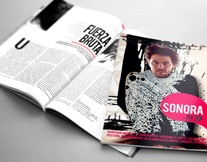 Sonora - Propuesta de diseño de revista de música