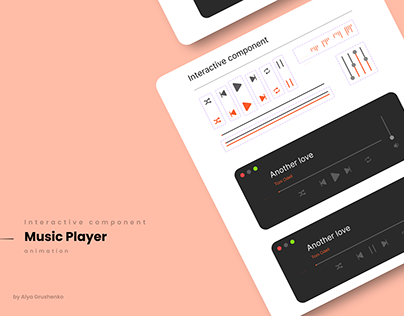 Music Player interactive component