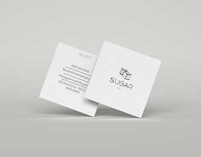 Square Business card - minimal