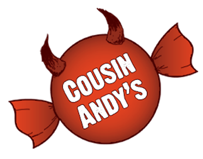Cousin Andy's Cinnamon Devil Hard Candy Sticker