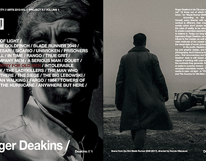 Design Communication Roger Deakins Magazine Spreads