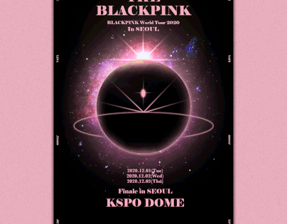 BLACKPINK World-Tour Poster Design
