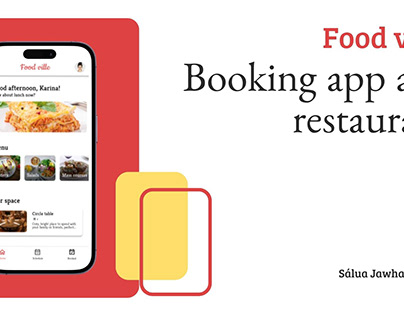 Booking app at a restaurant | UX/UI Design