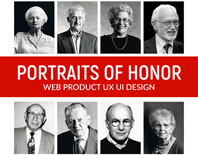 Portraits of Honor | Web product | UX/UI design