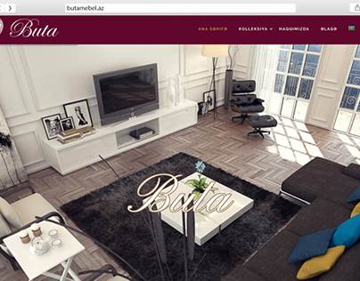 Website for furniture showroom Butamebel.az