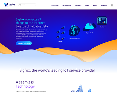 Sigfox Website - Webdesign
